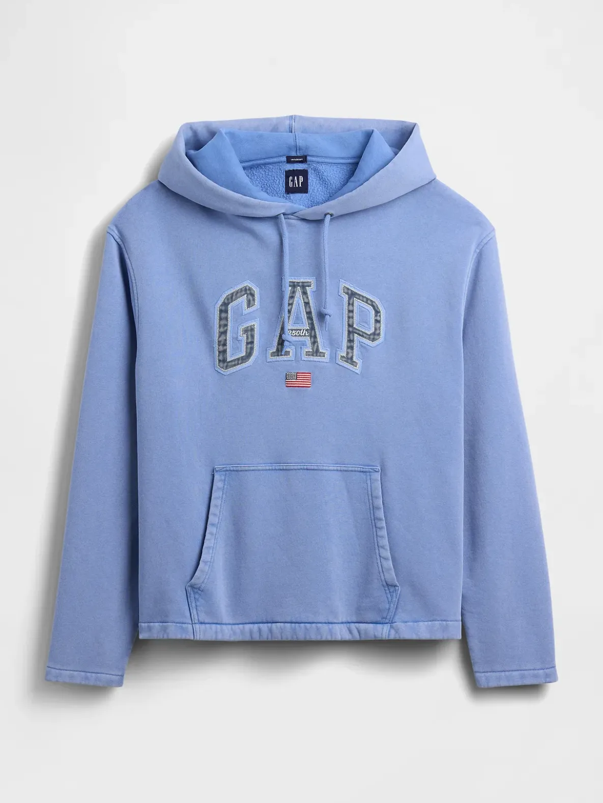 VintageSoft Oversized Americana Logo Hoodie