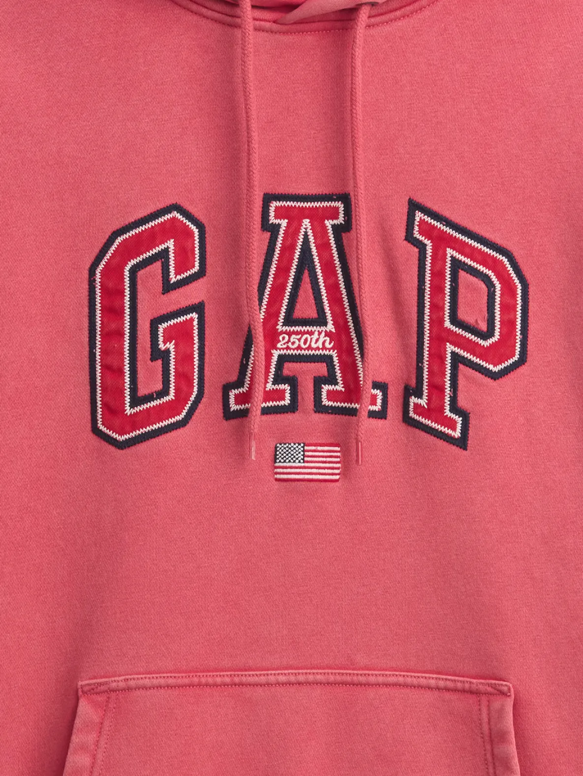 VintageSoft Oversized Americana Logo Hoodie
