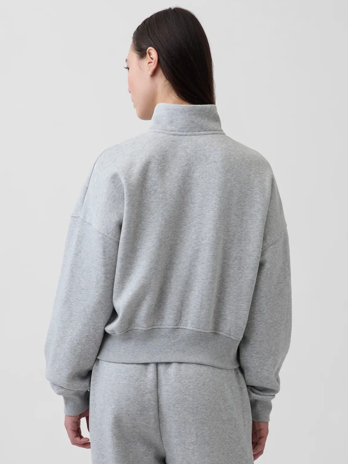 VintageSoft Oversized Half-Zip Wedge Pullover
