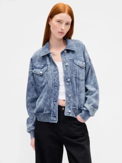 VintageSoft Relaxed Icon Sweatshirt Jacket