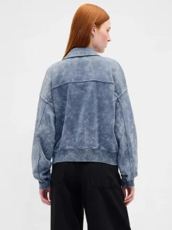 VintageSoft Relaxed Icon Sweatshirt Jacket