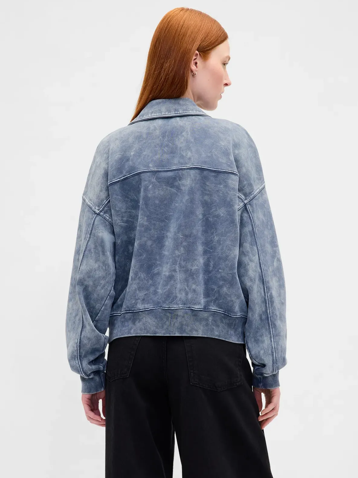 VintageSoft Relaxed Icon Sweatshirt Jacket