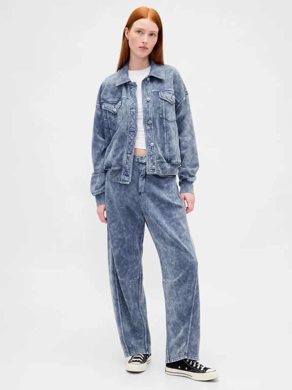 VintageSoft Relaxed Icon Sweatshirt Jacket