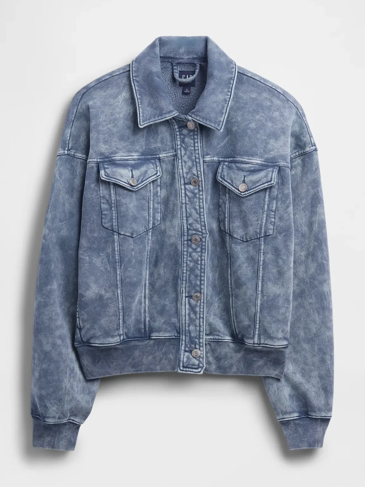 VintageSoft Relaxed Icon Sweatshirt Jacket