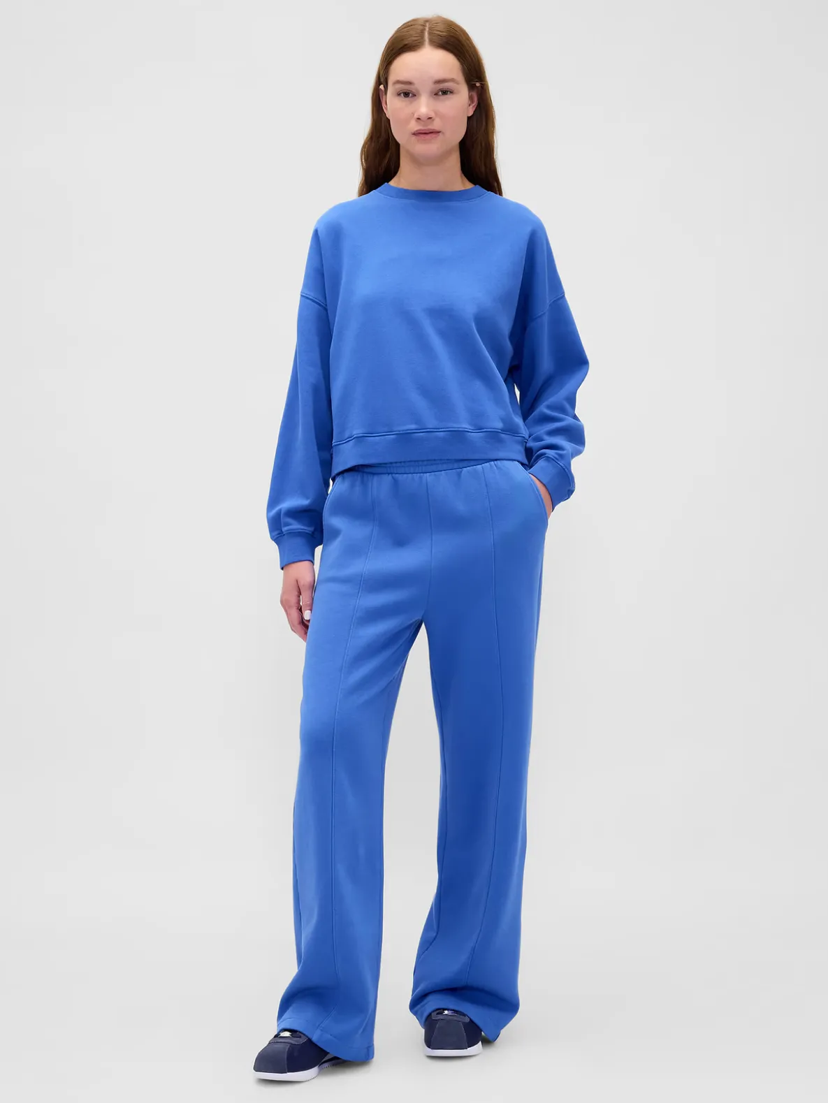 VintageSoft Seamed Straight Sweatpants