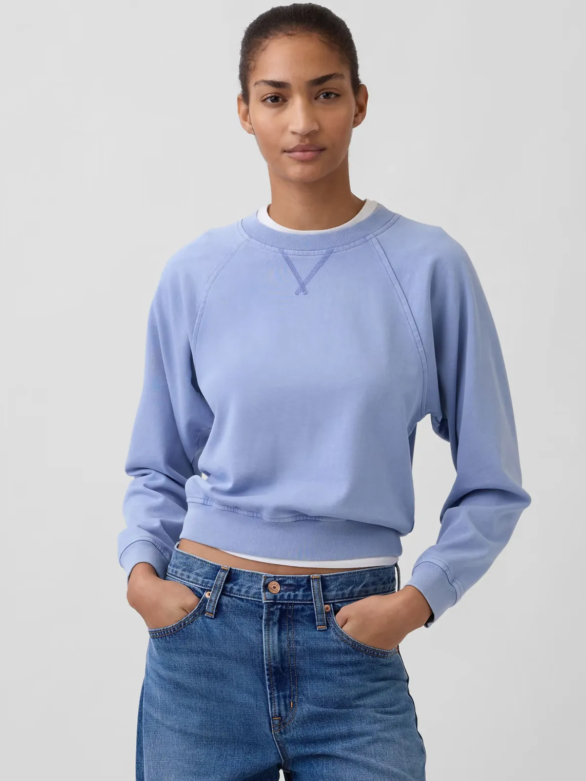 VintageSoft Terry Raglan Sweatshirt