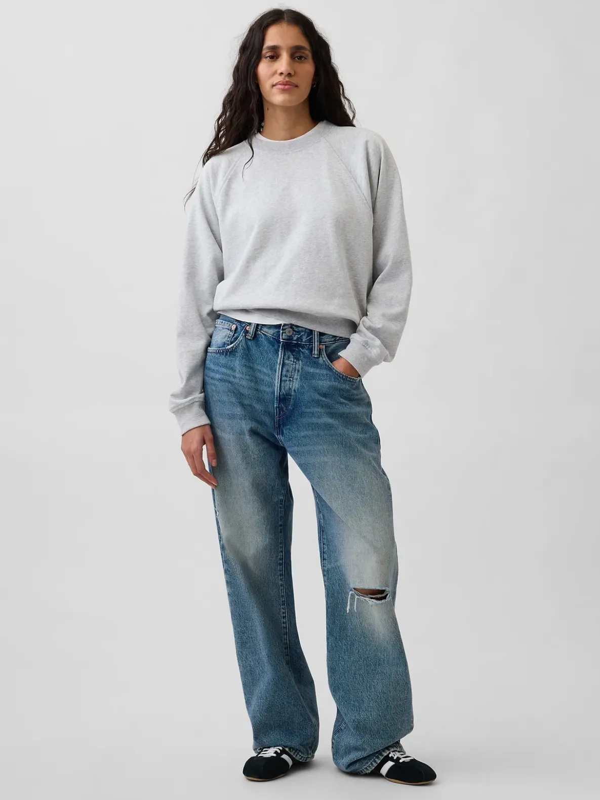 VintageSoft Terry Raglan Sweatshirt