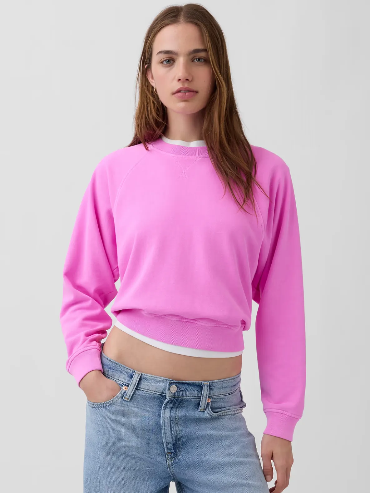 VintageSoft Terry Raglan Sweatshirt