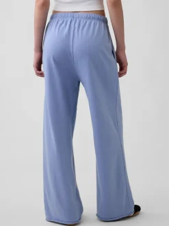 VintageSoft Terry Wide-Leg Sweatpants