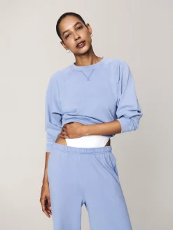 VintageSoft Terry Wide-Leg Sweatpants