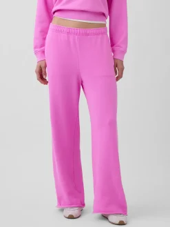 VintageSoft Terry Wide-Leg Sweatpants