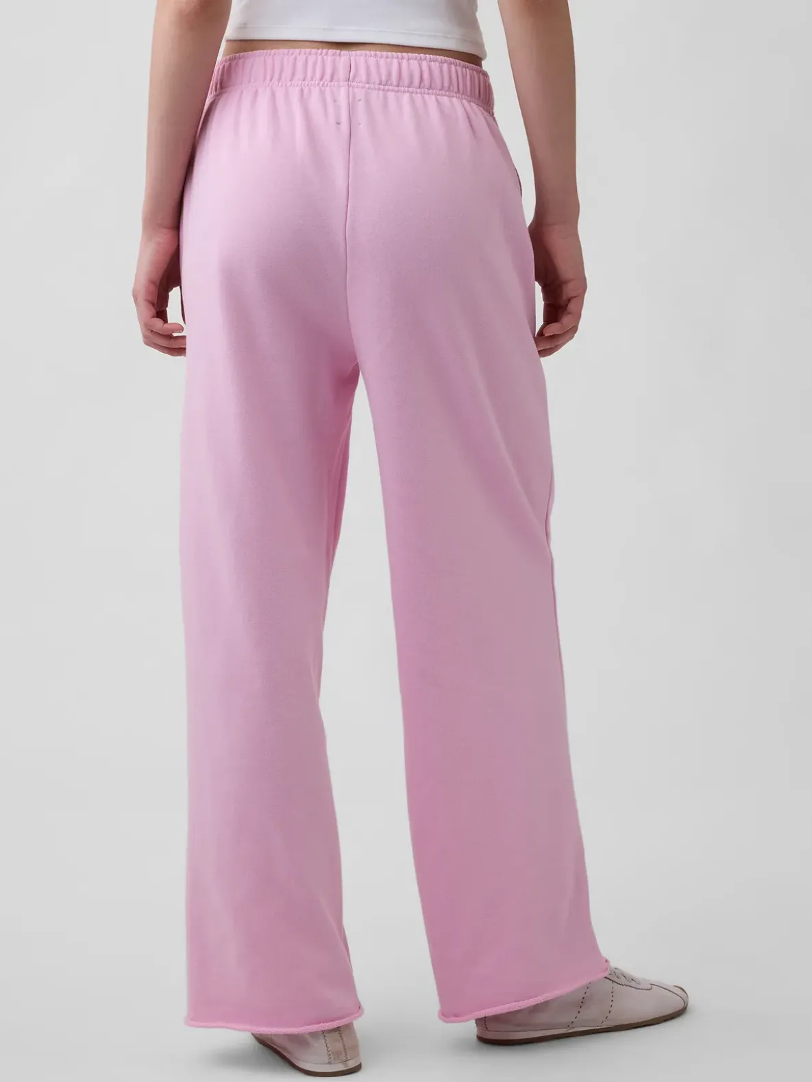 VintageSoft Terry Wide-Leg Sweatpants