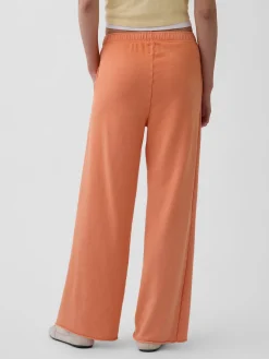 VintageSoft Terry Wide-Leg Sweatpants