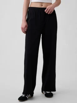 VintageSoft Terry Wide-Leg Sweatpants