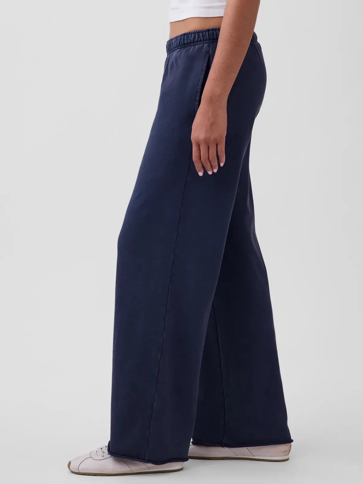 VintageSoft Terry Wide-Leg Sweatpants