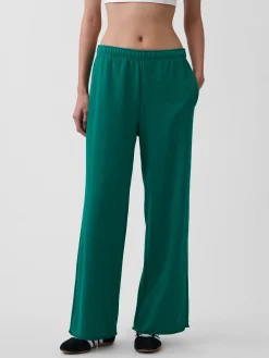 VintageSoft Terry Wide-Leg Sweatpants