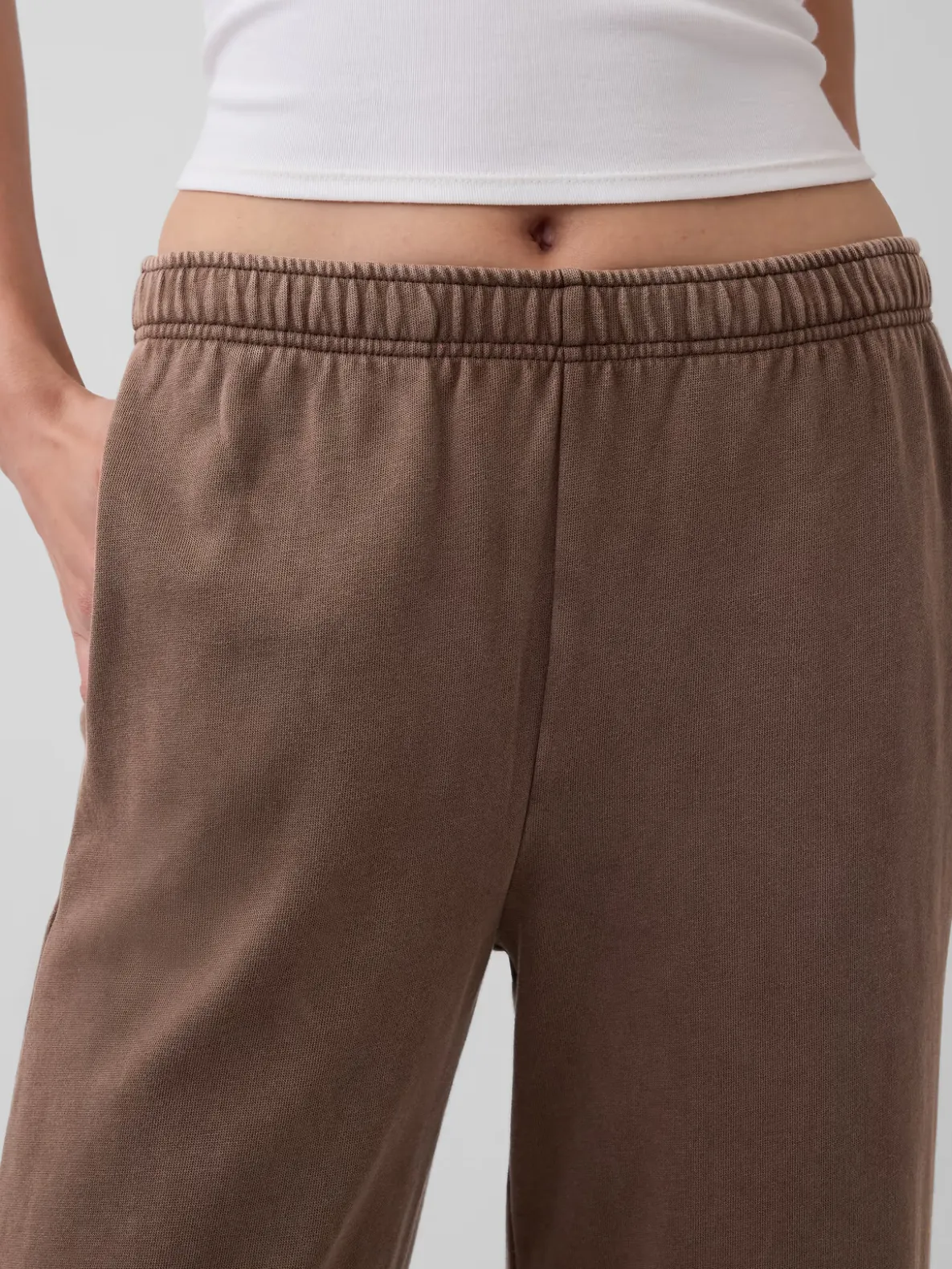 VintageSoft Terry Wide-Leg Sweatpants