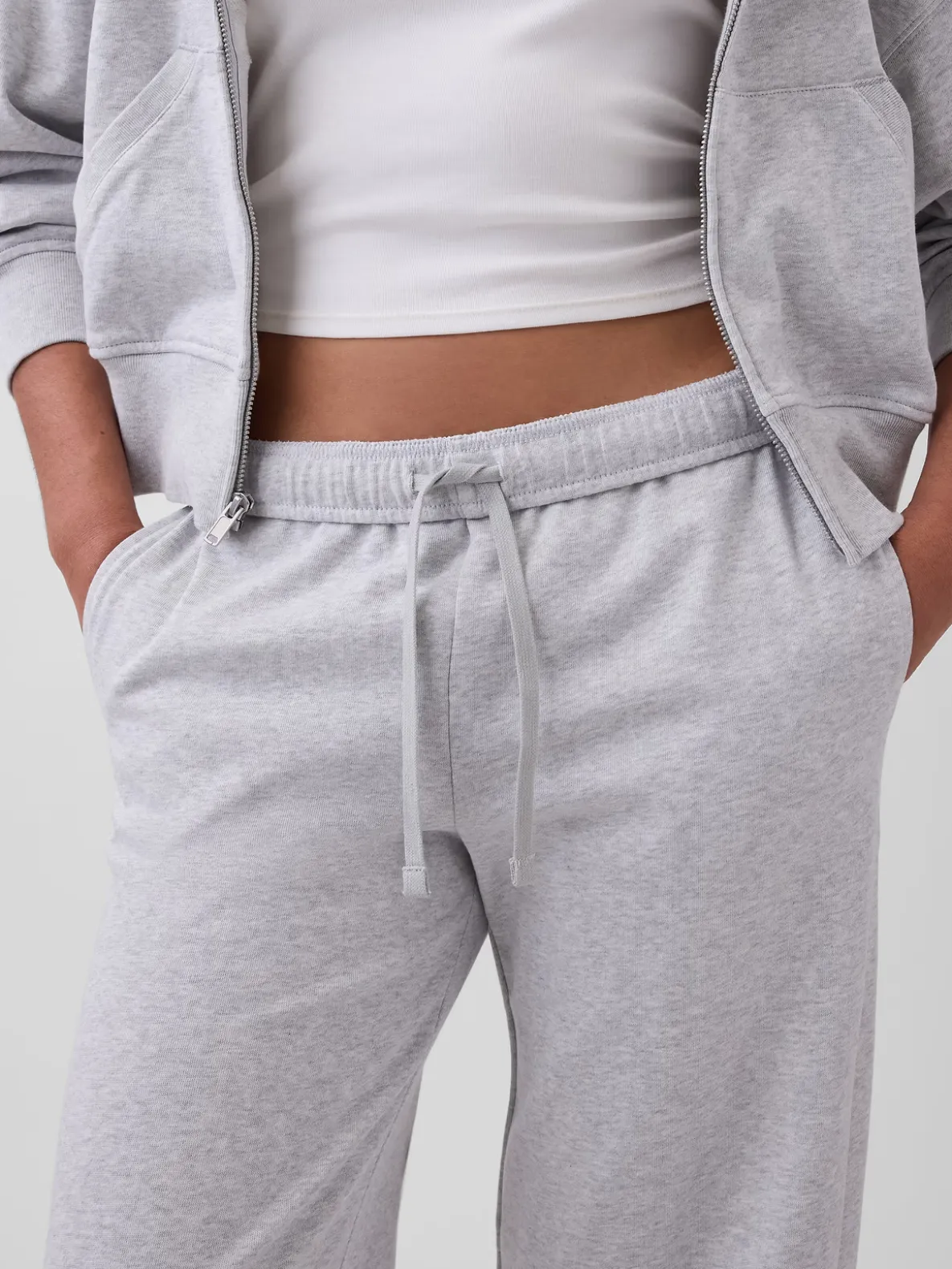 VintageSoft Terry Wide-Leg Sweatpants