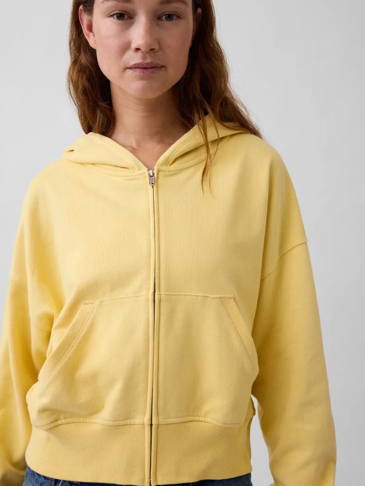 VintageSoft Terry Zip Hoodie