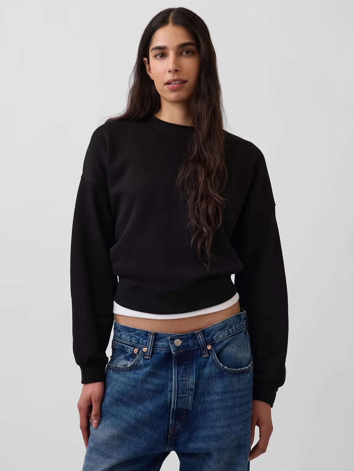 VintageSoft Wedge Crewneck Sweatshirt
