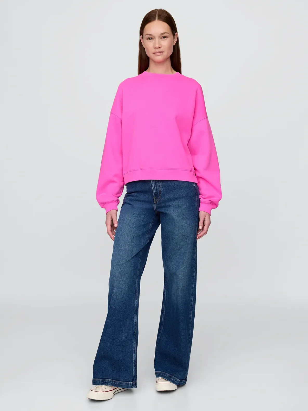 VintageSoft Wedge Crewneck Sweatshirt