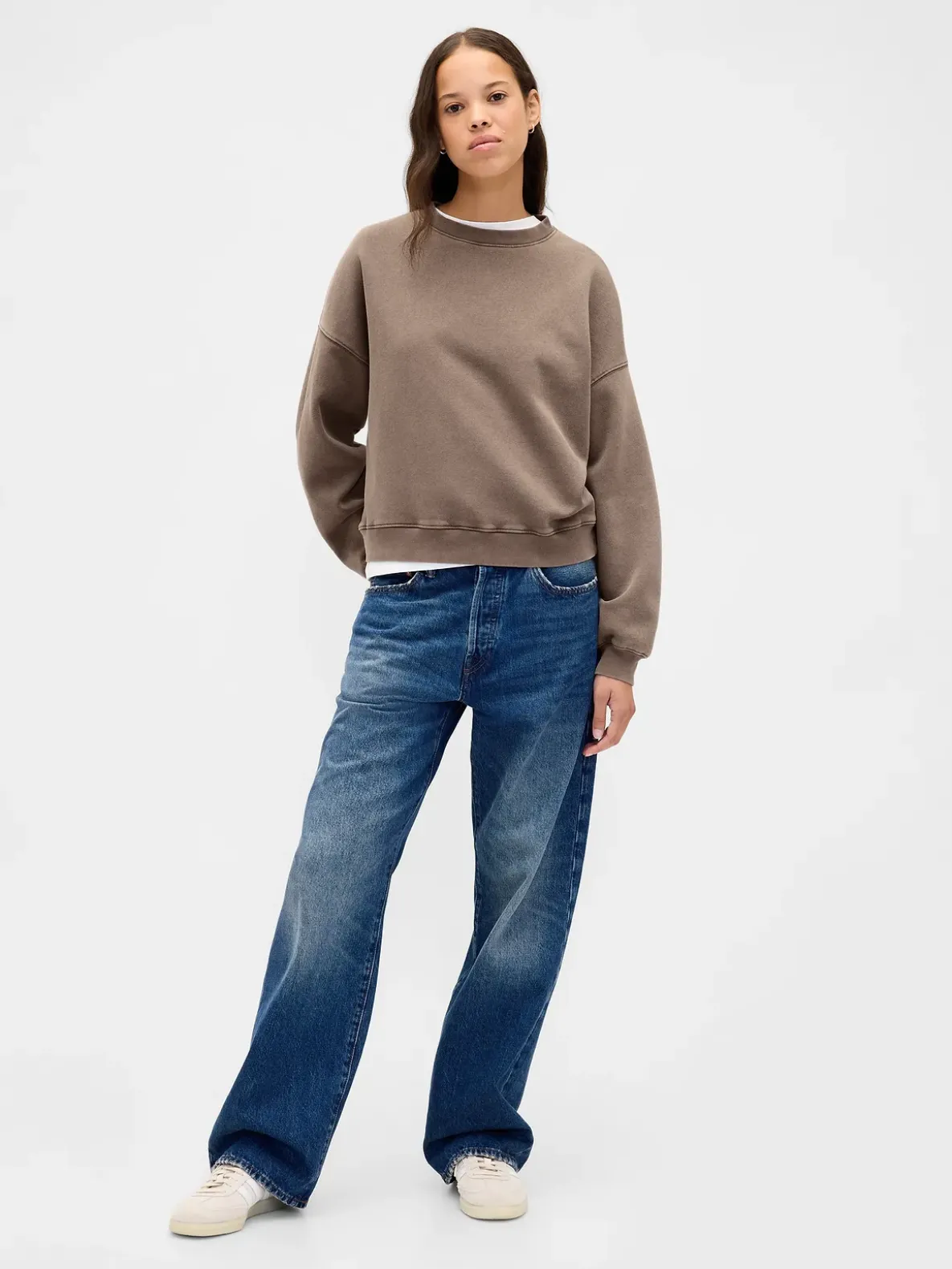VintageSoft Wedge Crewneck Sweatshirt