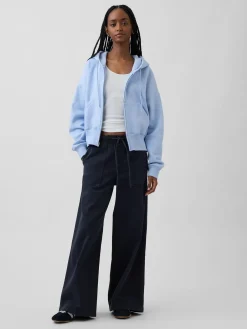 VintageSoft Wedge Zip Hoodie