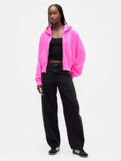 VintageSoft Wedge Zip Hoodie