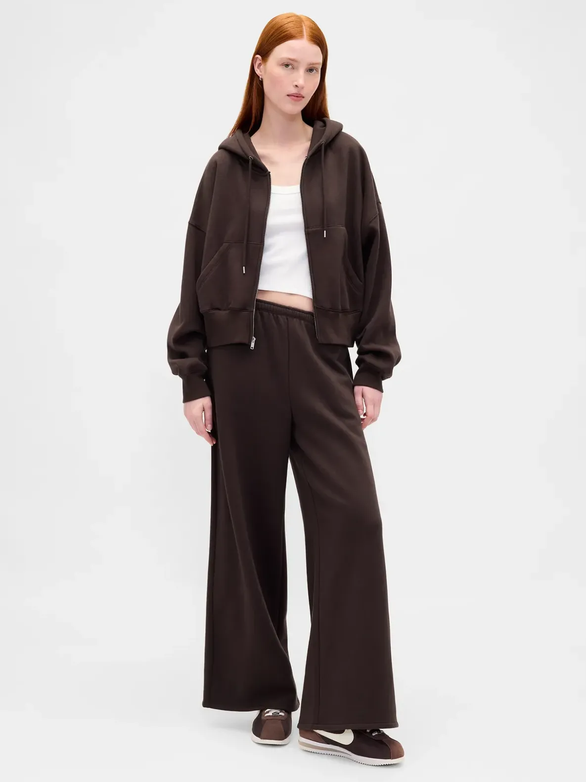 VintageSoft Wedge Zip Hoodie