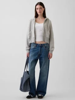 VintageSoft Wedge Zip Hoodie