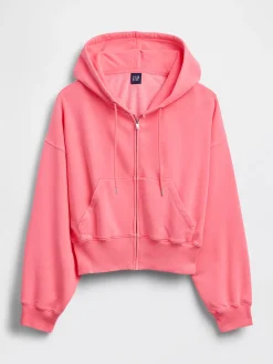 VintageSoft Wedge Zip Hoodie