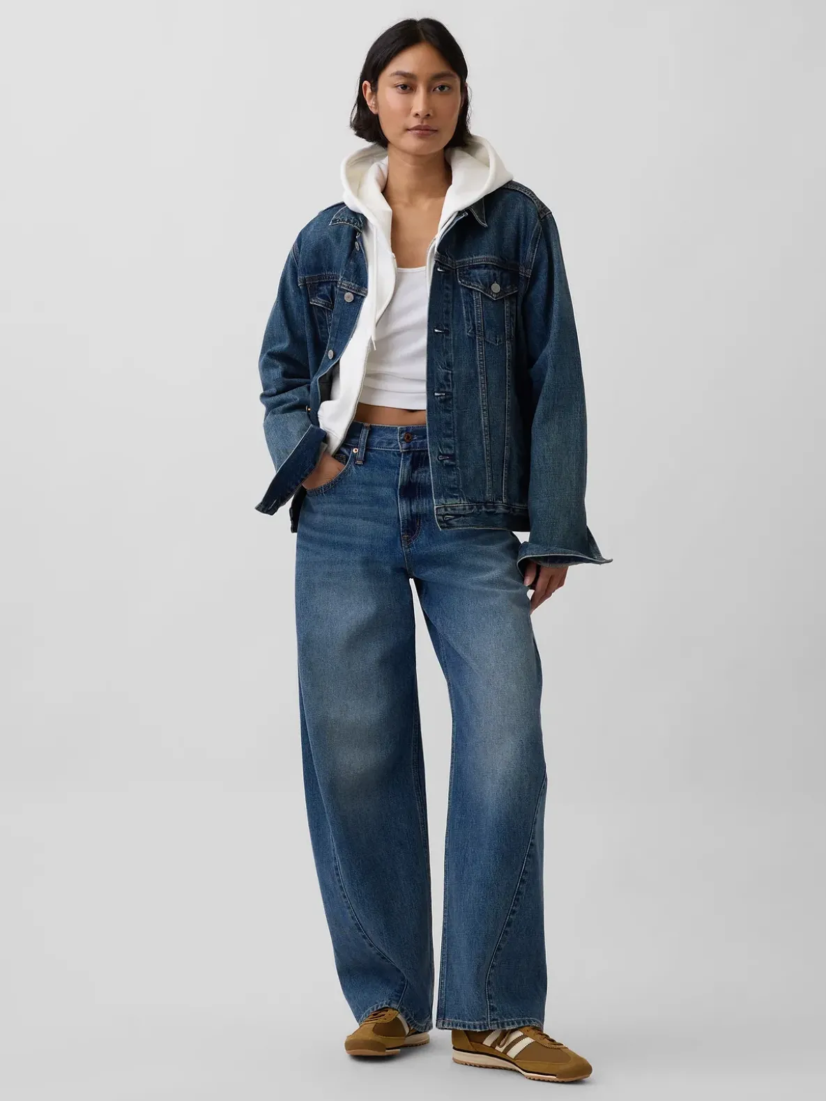 VintageSoft Wedge Zip Hoodie