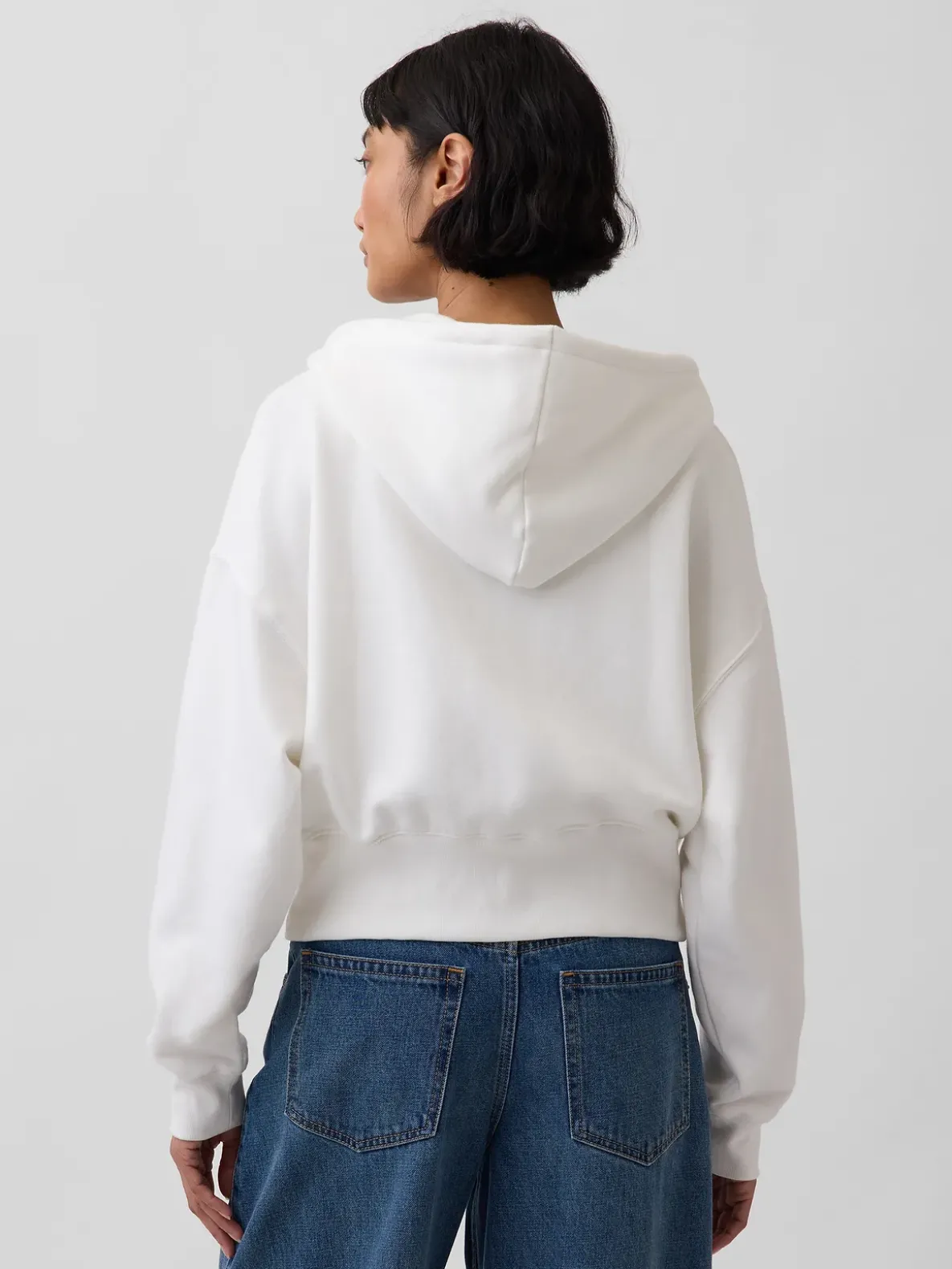 VintageSoft Wedge Zip Hoodie
