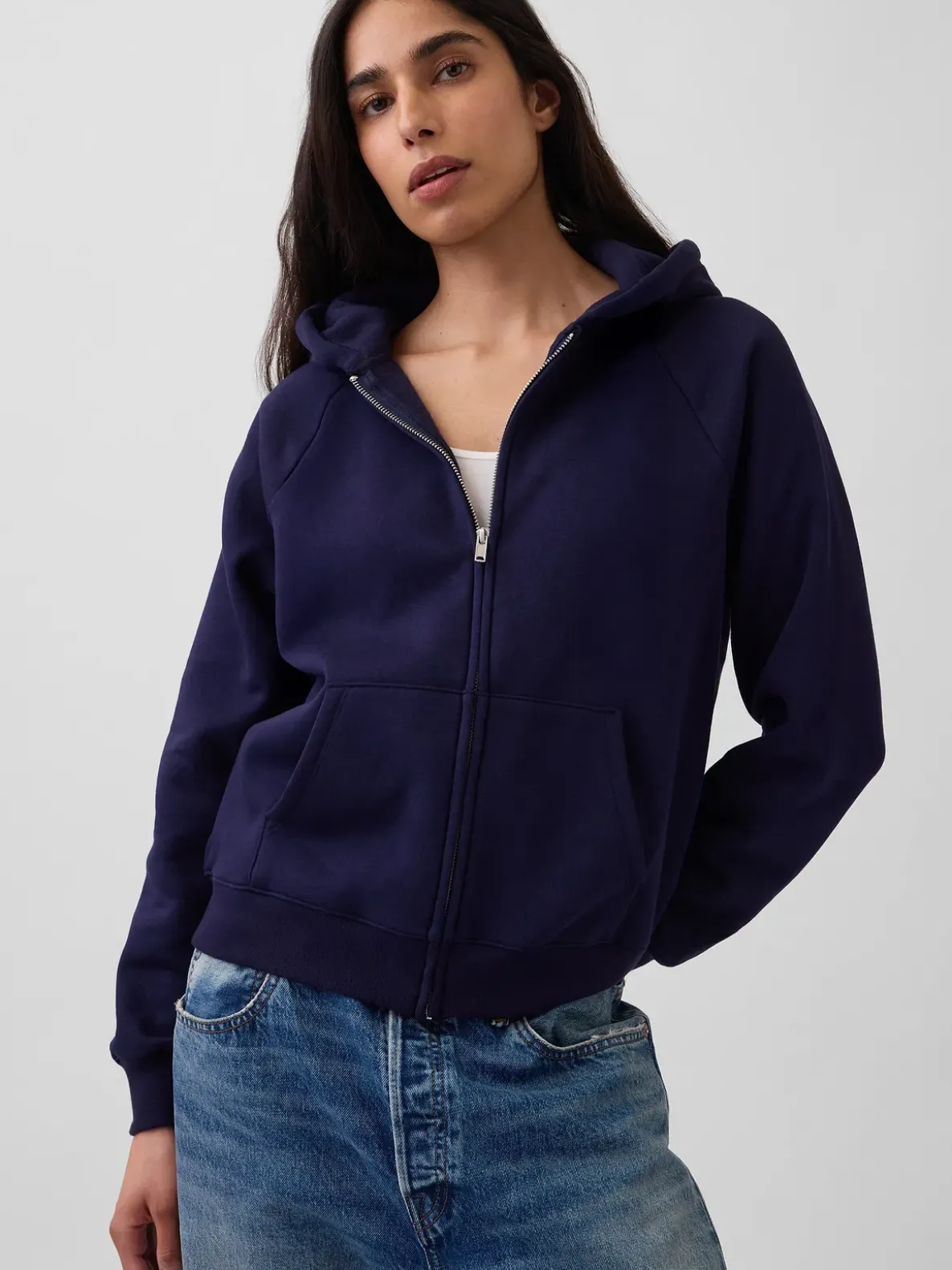 VintageSoft Zip Hoodie