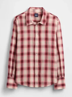 Voile Plaid Shirt