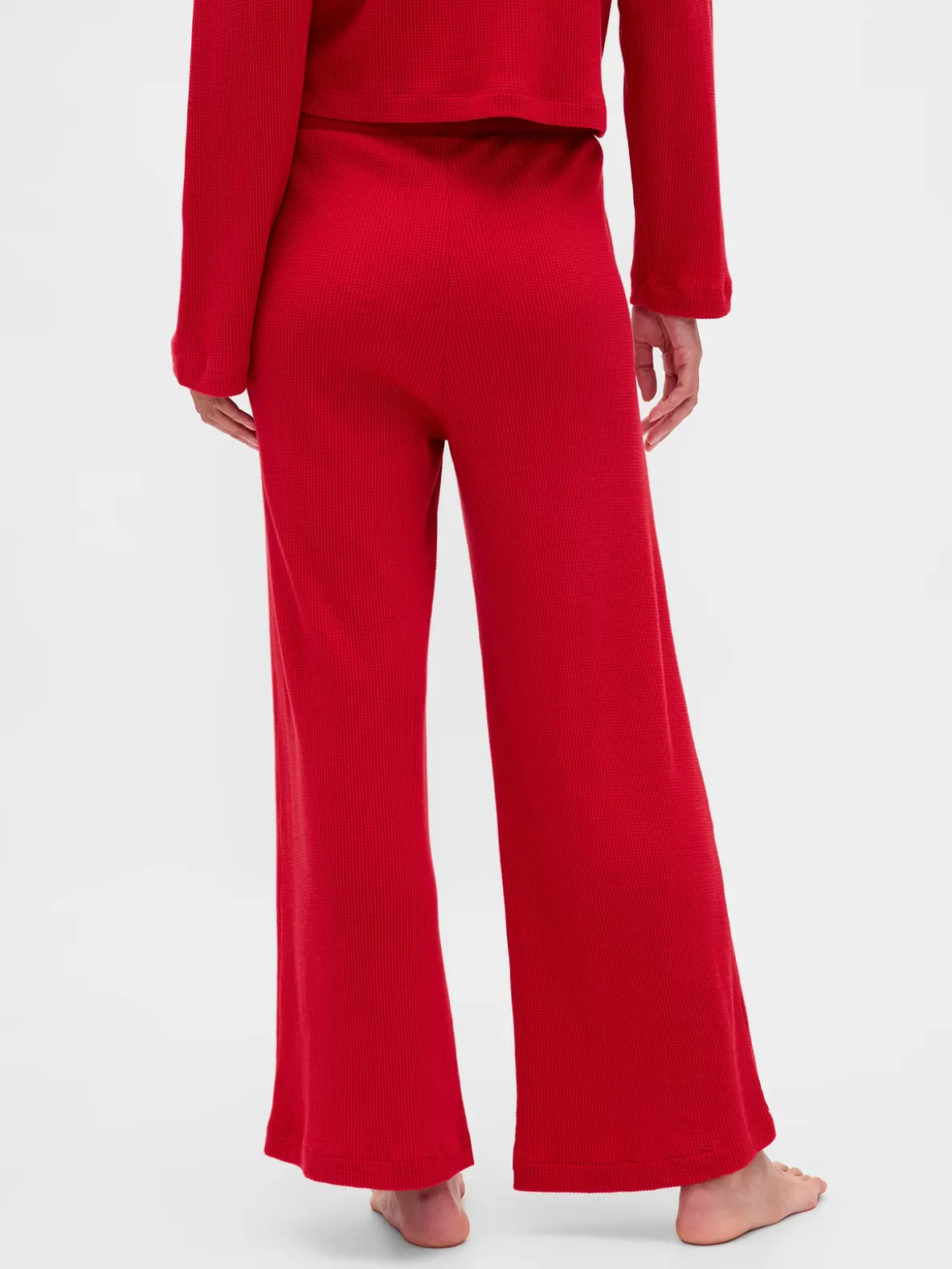 Waffle Wide-Leg PJ Pants