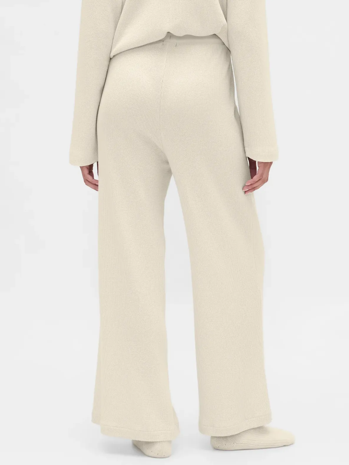 Waffle Wide-Leg PJ Pants