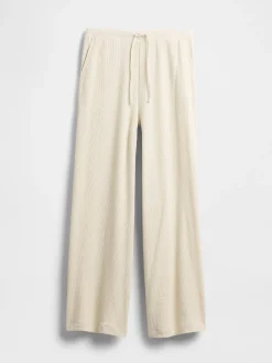 Waffle Wide-Leg PJ Pants