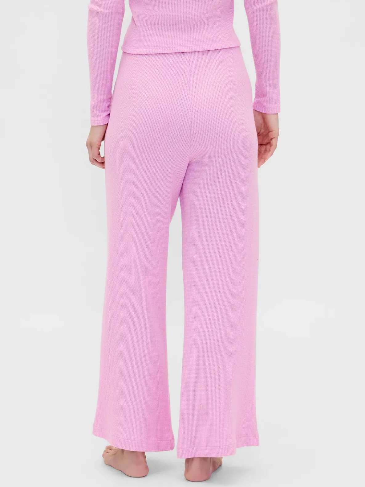 Waffle Wide-Leg PJ Pants