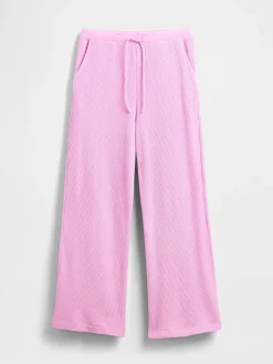 Waffle Wide-Leg PJ Pants