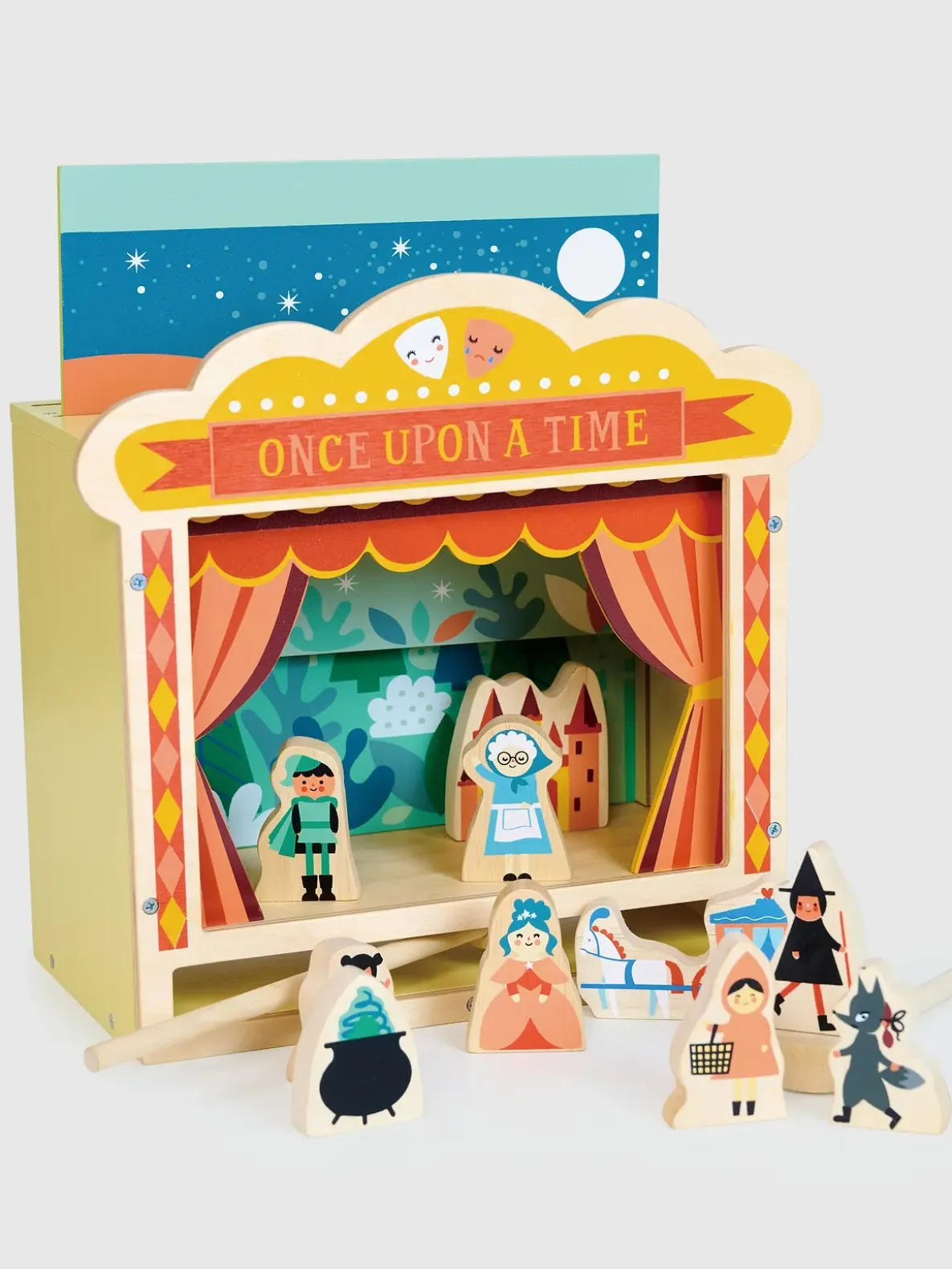 Wooden Tabletop Theatre Toy