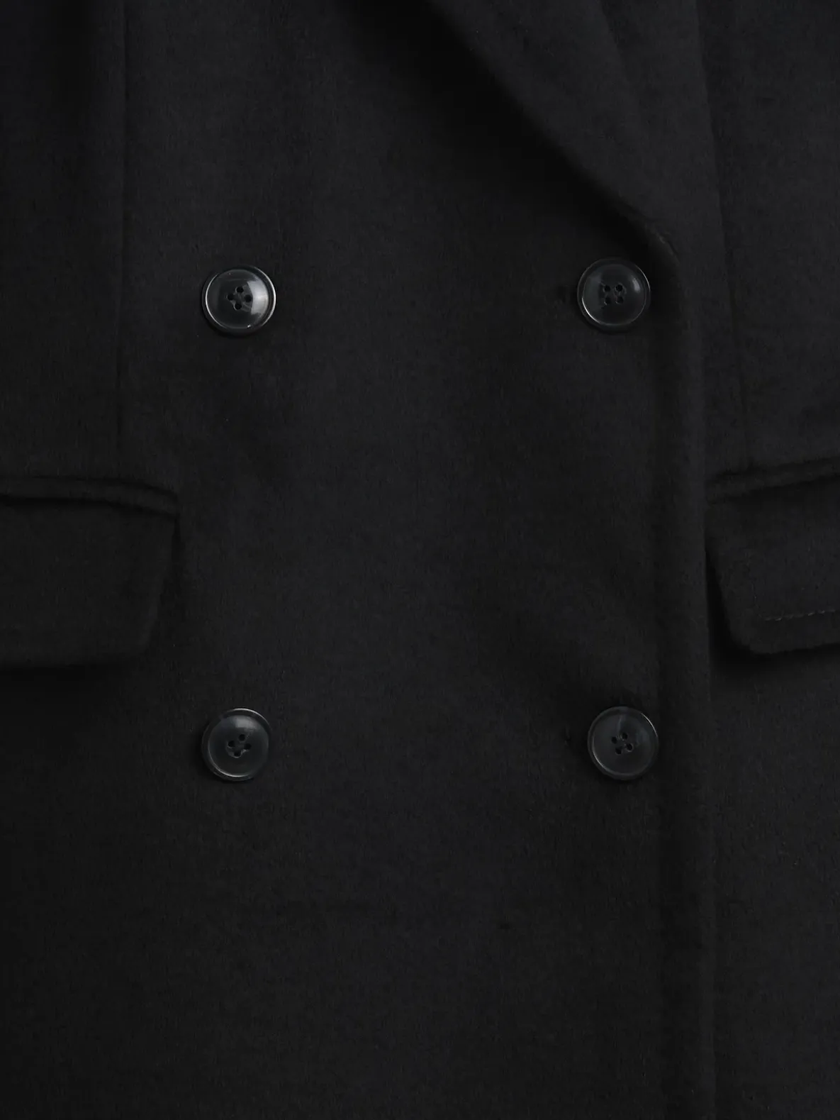 Wool-Blend Chesterfield Coat